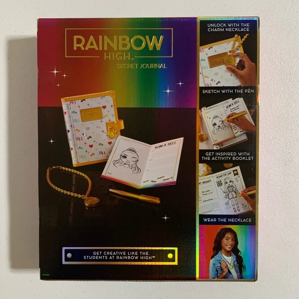 Rainbow High Secret Journal Set-New